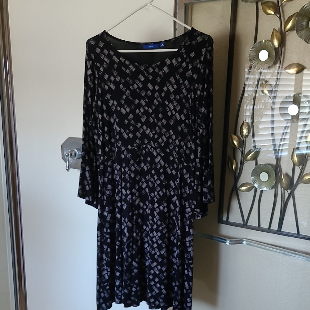 Black and White Women's Dress